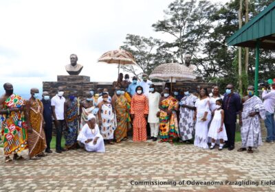 Commissioning of the Odweanoma Paragliding Field at Atibie, Kwahu.